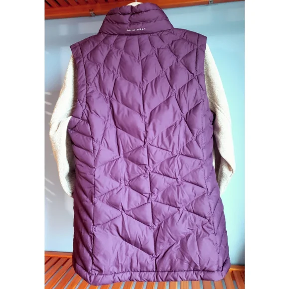 Columbia Women's Omni-Heat Heavenly Vest Plum Purple Medium - Picture 3 of 12